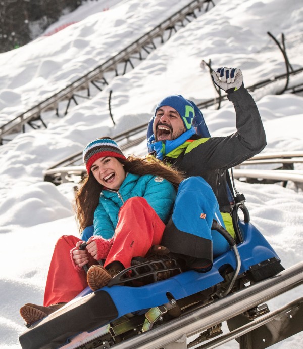 Spaß bei einer Fahrt am Lucky Flitzer in Flachau © Flachau Tourismus