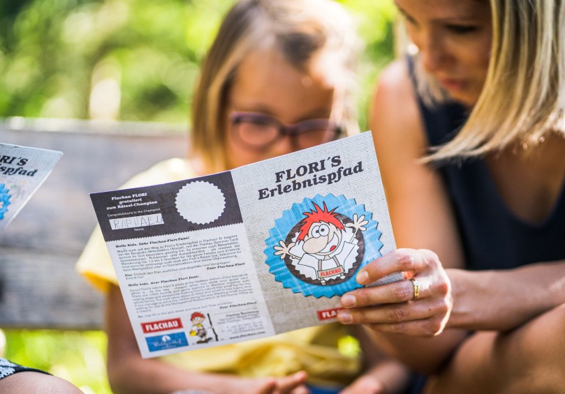 Sammelpass auf Floris Erlebnispfad © Flachau Tourismus 