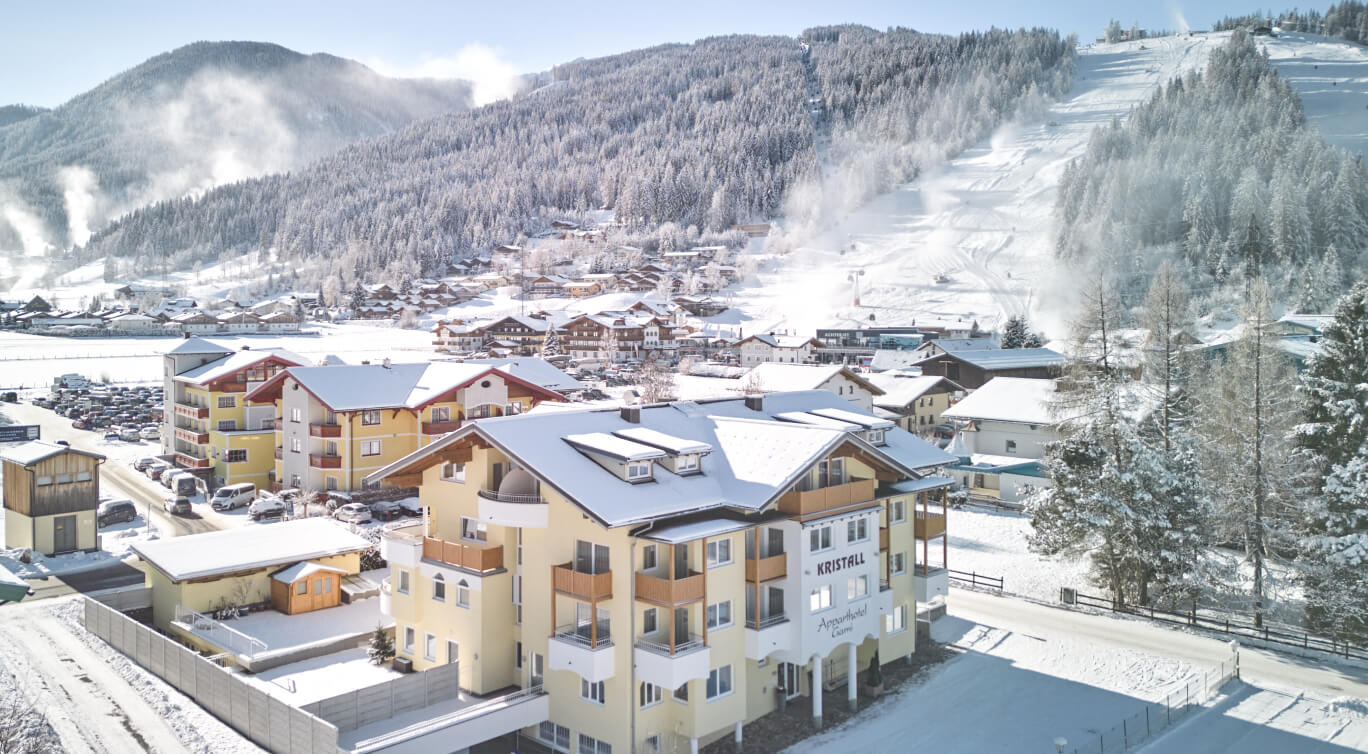 Kristall Appartements direkt an der Piste in Flachau