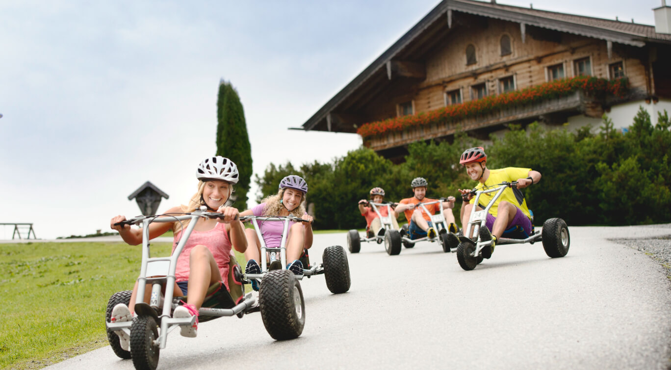 MountainCart fahren in Flachau im Sommer 
