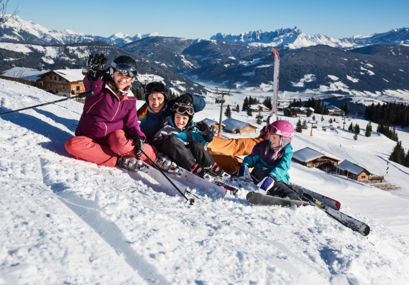 Skiurlaub mit der Familie © Flachau Tourismus