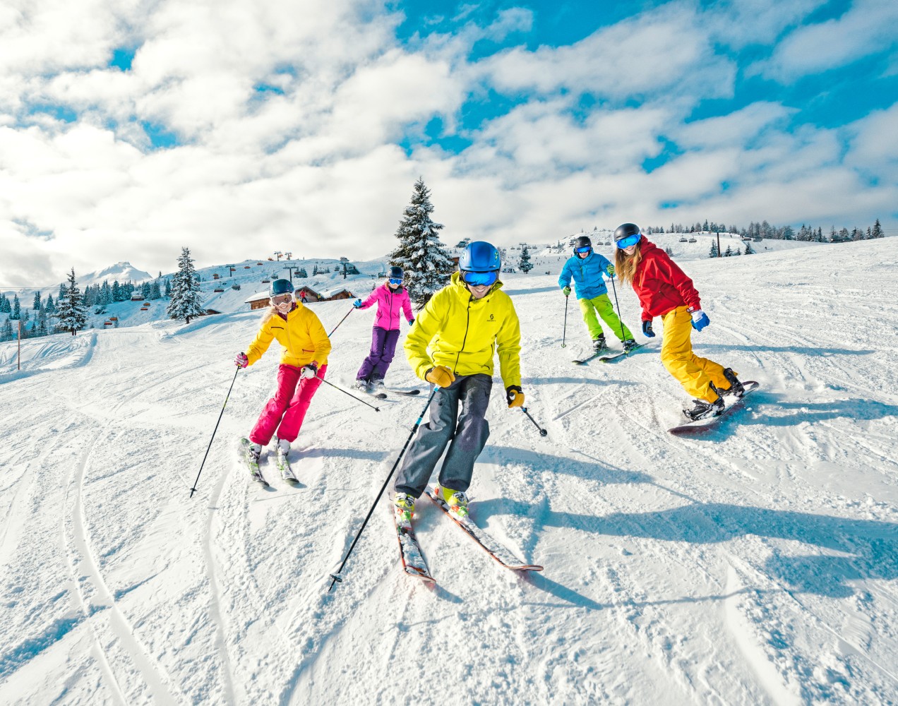 Skiurlaub im Snow Space Salzburg © Flachau Tourismus