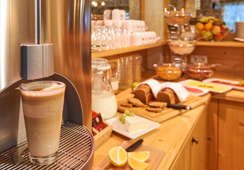 Frühstücksbuffet im Hotel Kristall